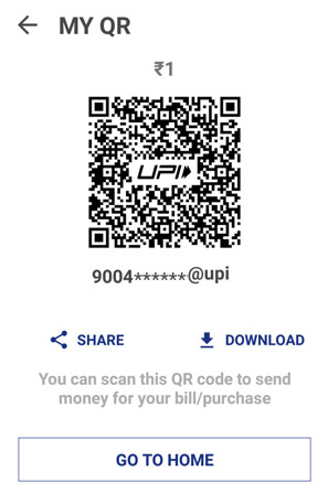 Share the QR code Share the QR code